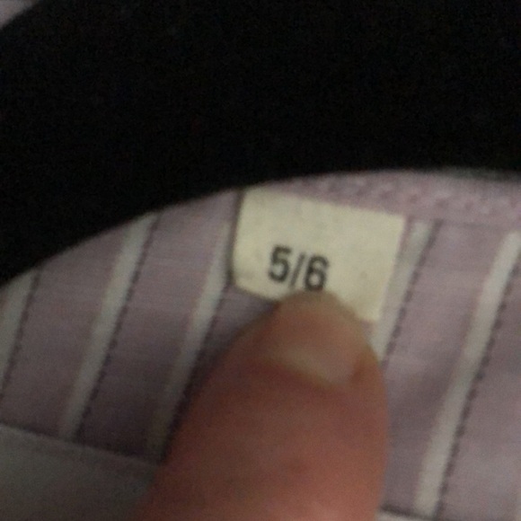 Millie Sweet VINTAGE Lavender Stripe Western Riding Button Down Blouse Size 5/6 - Picture 12 of 13